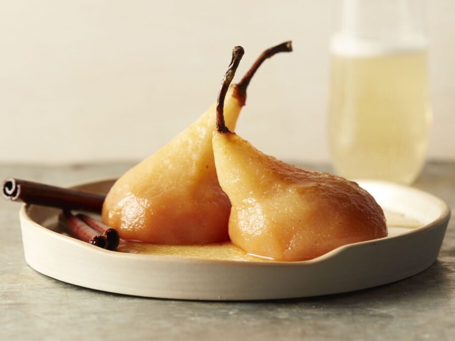 20-Orange and Cinnamon Poached Pear
