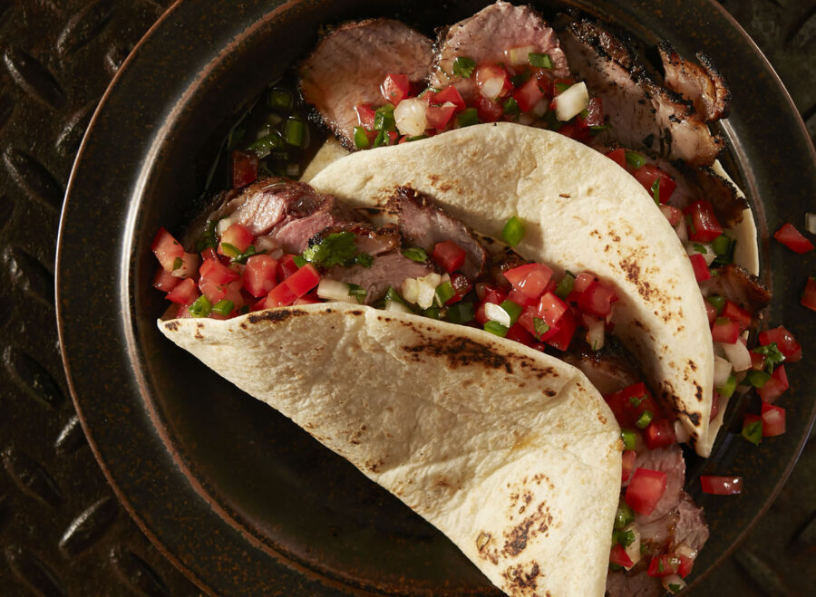 Tri Tip Tacos with Sweet Thai Chili Pico